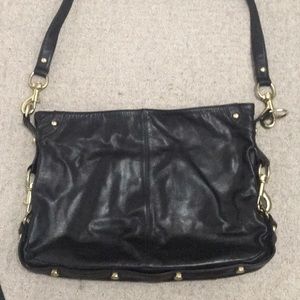 Rebecca Minkoff dark brown leather Nikki crossbody